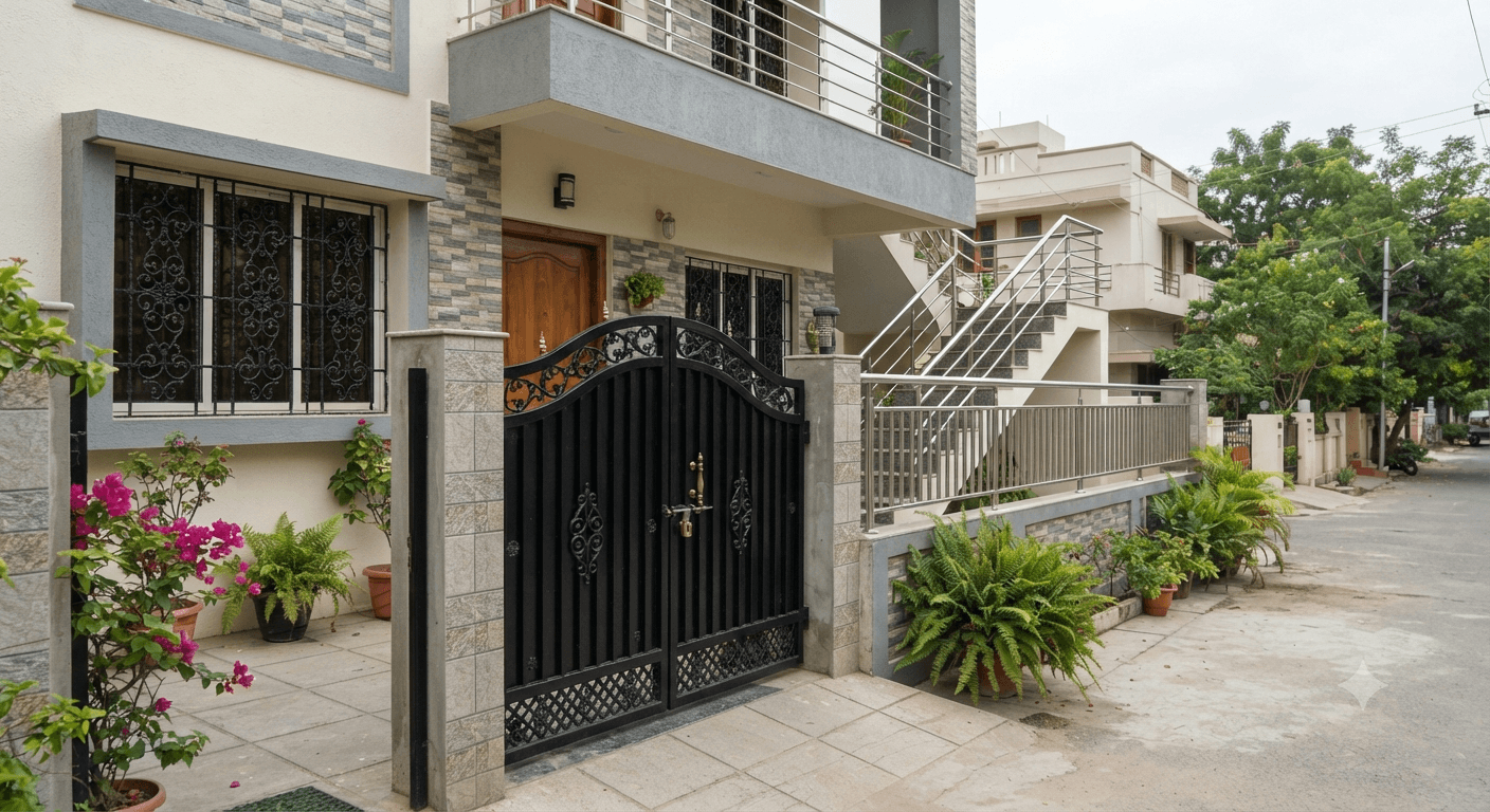 Laser-cut MS profile main gate design